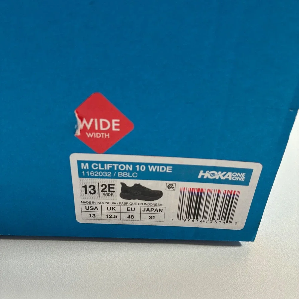 Hoka One One Men's All-Black Athletic Running Shoes